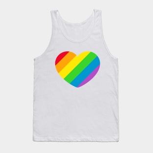 Rainbow LGBT Pride Heart Tank Top